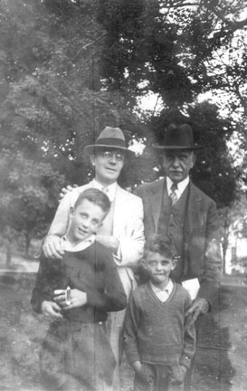 John, UncleWill, and Boys, Sept 1936