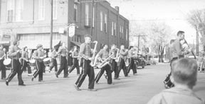 Hamilton Band- Homecoming Parade - 1951.